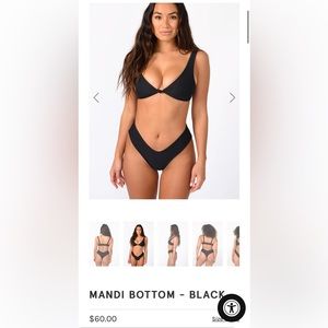 Skatie Mandy bottoms in black size medium
